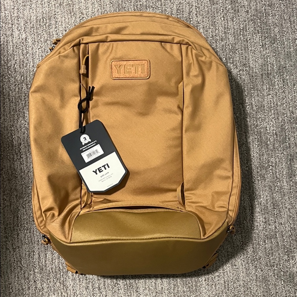 YETI Brown Backpack 27L crossroad carry on